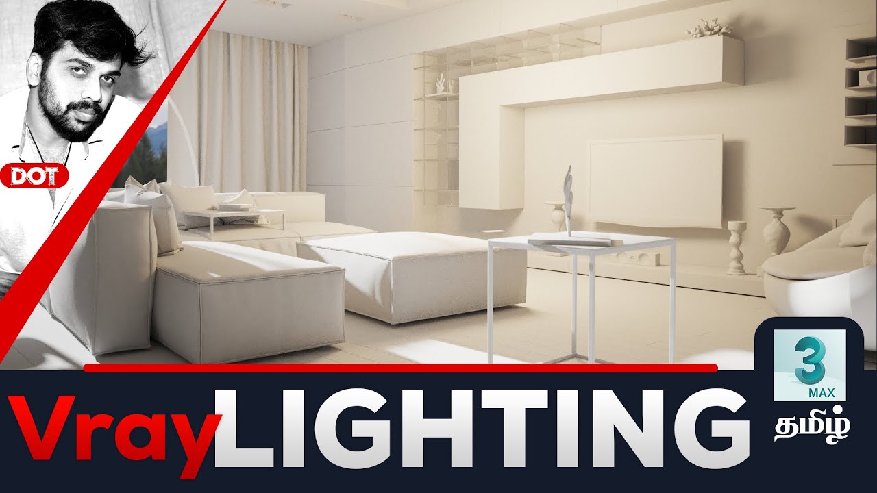 Advanced interior Lighting tutorial in 3ds max Tamil - YouTube