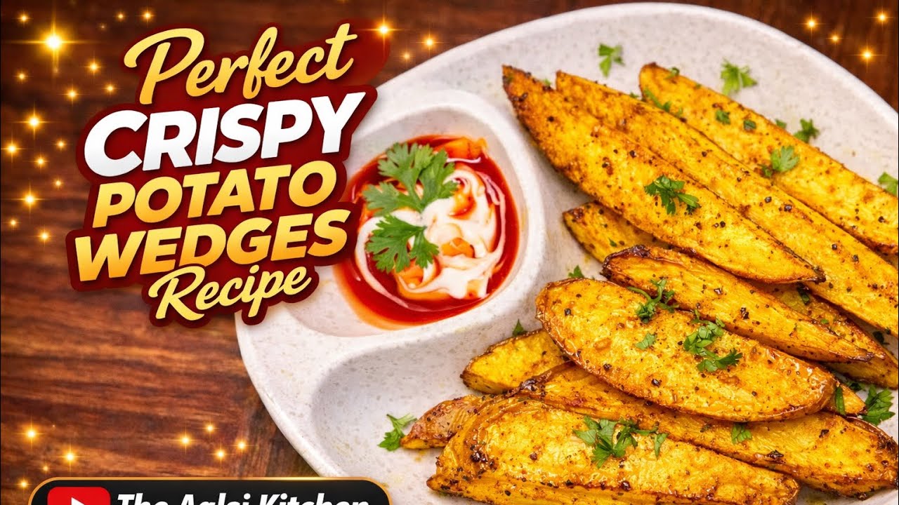 Perfect Crispy Potato ♨️🥔 Wedges Every Time! 😍 |रेस्टोरेंट जैसे Crispy Potato Wedges अब घर पर ♨️😋