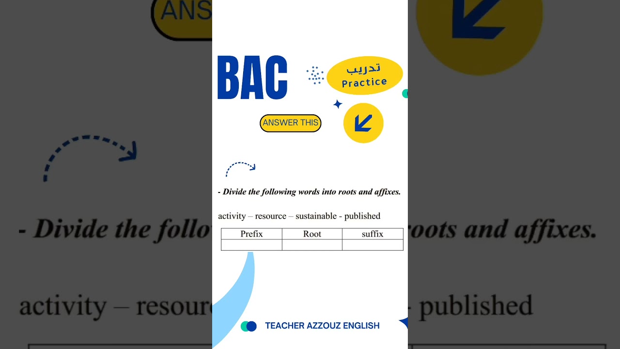 #bac2025 #learnenglish #bac #بكالوريا2025 #explore