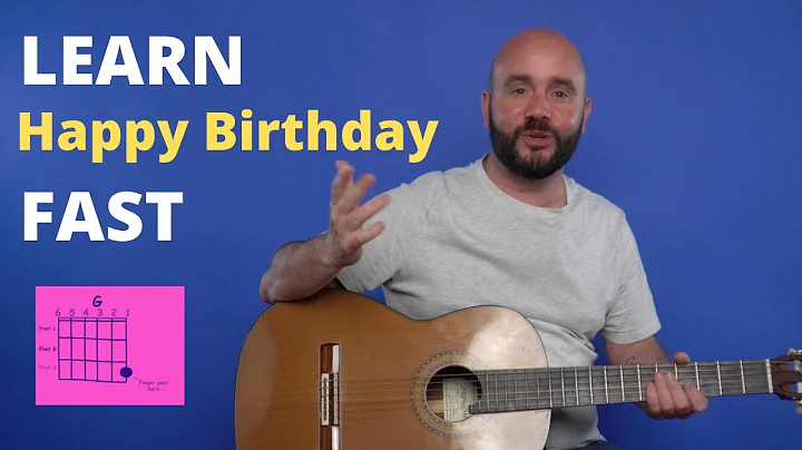 Guitar Chords For Happy Birthday (EASY TUTORIAL)