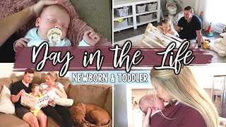 DAY IN THE LIFE WITH A NEWBORN | Realistic Full Day with a Newborn | 2 Weeks Old | Jessica Elle
