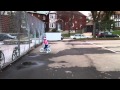 Lily's first bike ride
