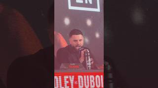 SAM JONES AND MICHAEL OFO CLASH AT FABIO WARDLEY VS DANIEL DUBOIS PRESS CONFERENCE!!