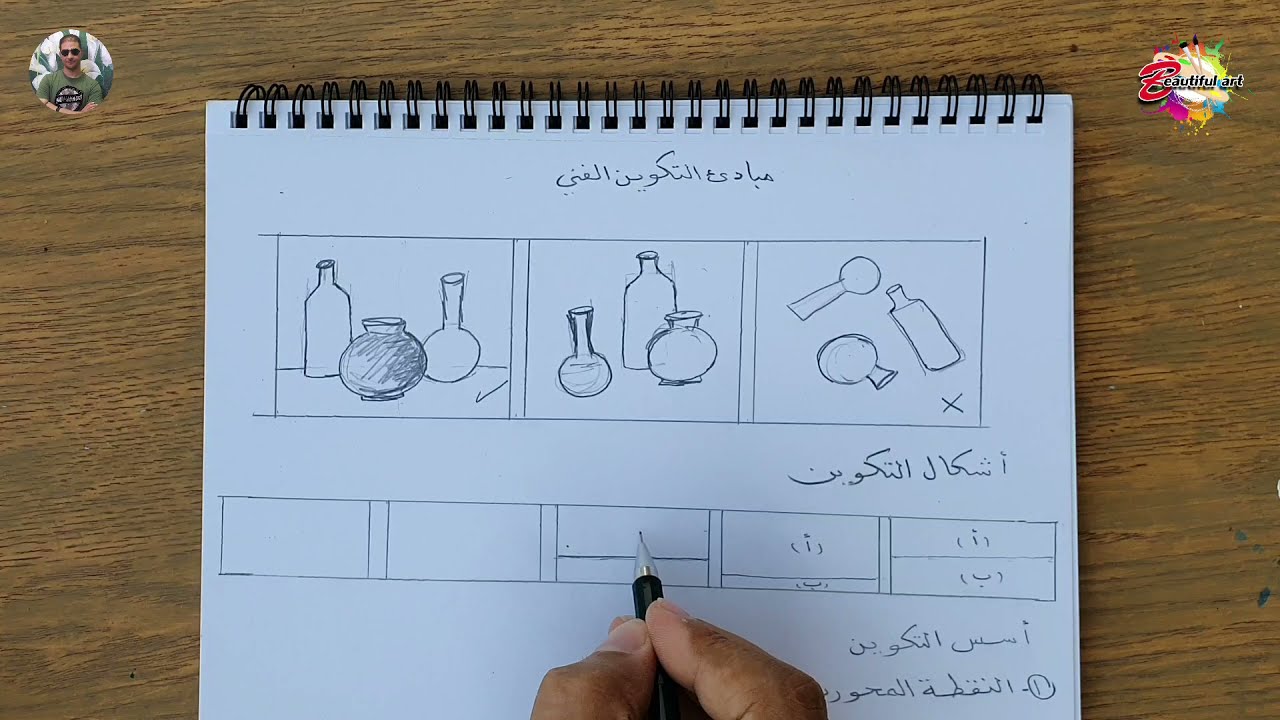 التكوين الفني مبادئ ما هي