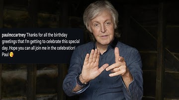 PAUL McCARTNEY Shares 83rd Birthday Joy in Sweet Message to Fans