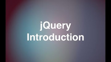 1 jQuery Introduction | Online Training Download app from below link