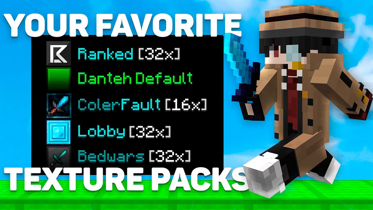 Using your favorite texture packs in hypixel bedwars youtube