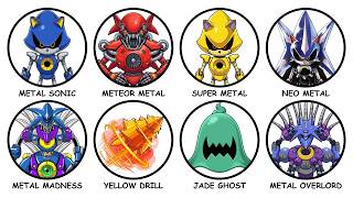 Every Single Metal Sonic Transformation Explained