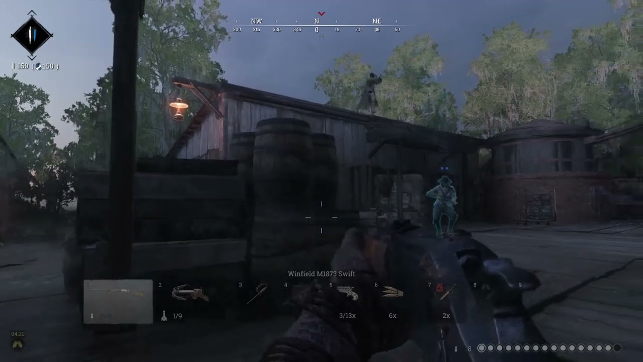 Using immolators to save myself from the gunthief