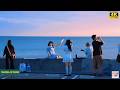 【4K HDR】Walking Through Kamakura Kokomae at Sunset 🌊🚃 | Relaxing Coastal Ambience