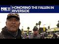 Riders honoring fallen service members in Riverside
