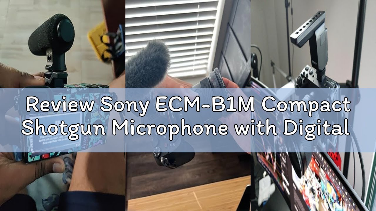 Review Sony ECM-B1M Compact Shotgun Microphone with Digital Audio Interface,Black