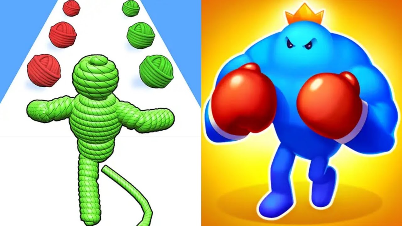 Punchy Race VS Rope Man Run Max All Levels Gameplay Android,iOS NEW UPDATE