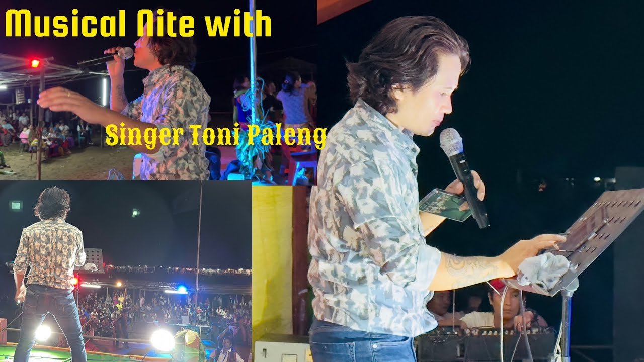 Musical Nite with Talented Singer Toni Paleng on 1st Solung Eve#uppersiang #northeastindia