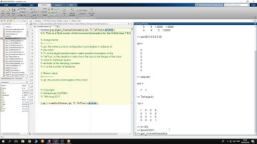 Calculate the inverse kinematics of iiwa using KST