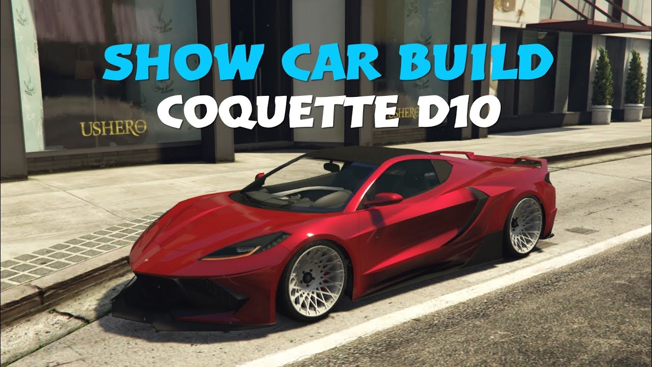 COQUETTE D10 **show car build** (walk through) GTA ONLINE YouTube
