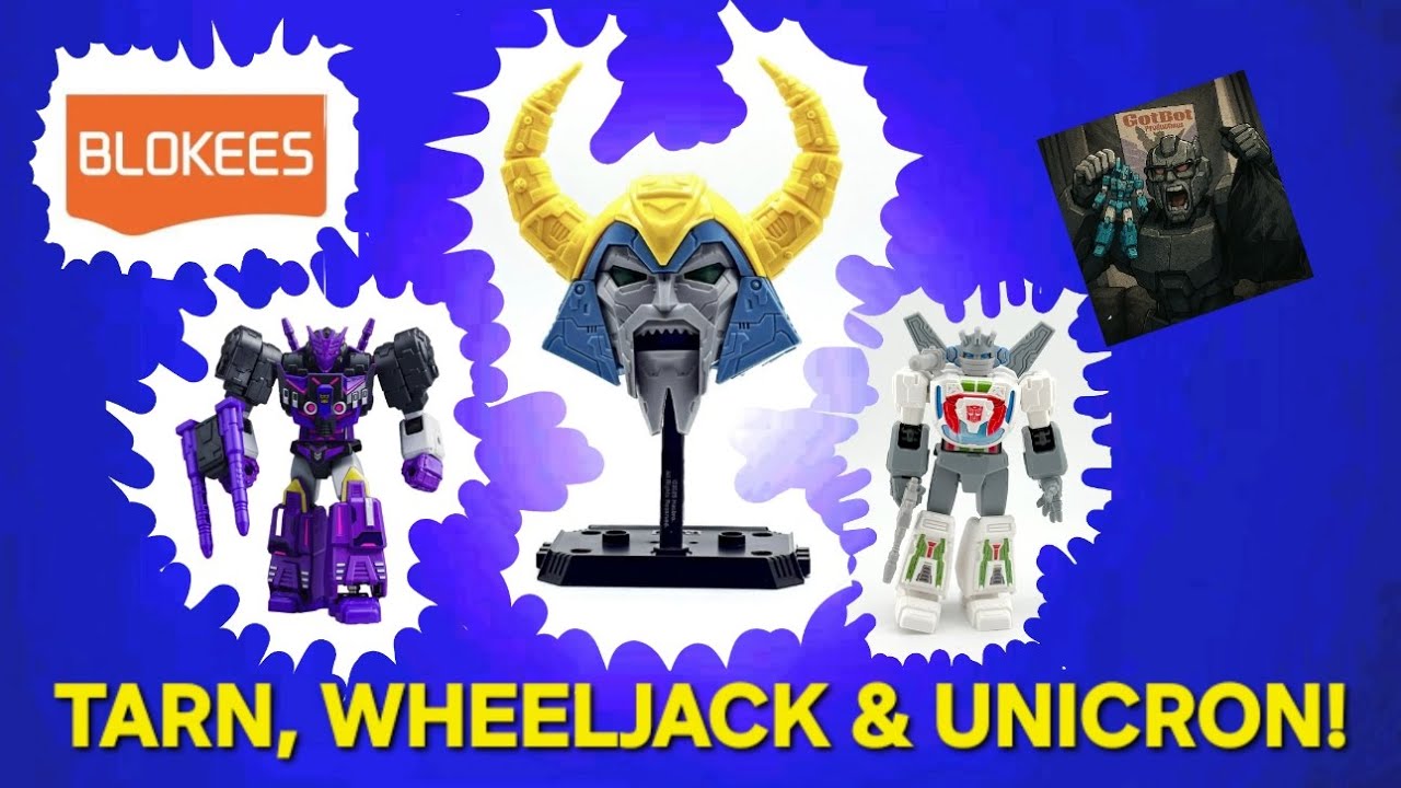 Blokees Galaxy Version Wheeljack, Tarn and Unicron - GotBot True Review NUMBER 1340