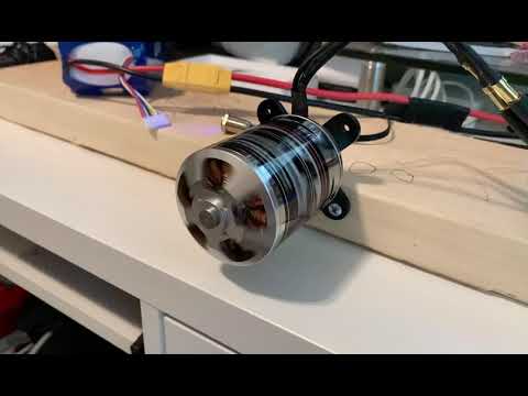 Can a BLDC Motor Sing?  [10,000 RPM Test] Turnigy 6374 149kv w/ VESC Speed Controller.  Slow-motion!