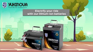 Yukinova Two Wheeler Lithium-Ion Battery Best Two Wheeler Battery