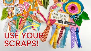 Turn Your Craft Scraps Into These Happy Little Tags!
