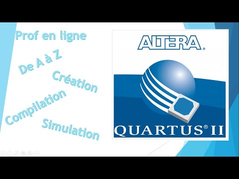 tutoriel quartus ii Altera 'de A à Z' pour débutants