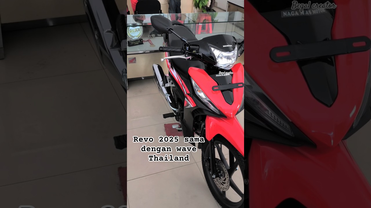 Revo 2025 warna merah hitam