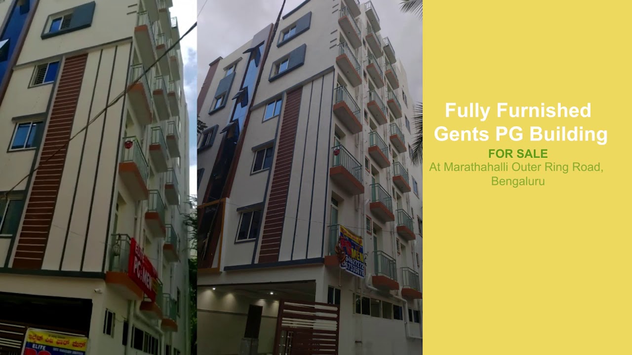 Fully Furnished gents PG Building At Marathahalli Outer Ring Road