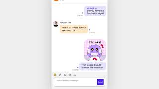 built-in-chat unites chat &amp; work (Morningmate builtin chat)