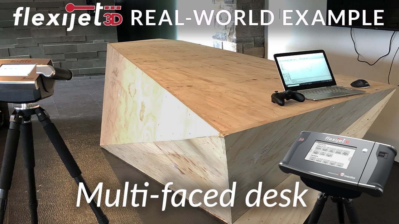 Flexijet Real-World Examples - Multi-faced desk