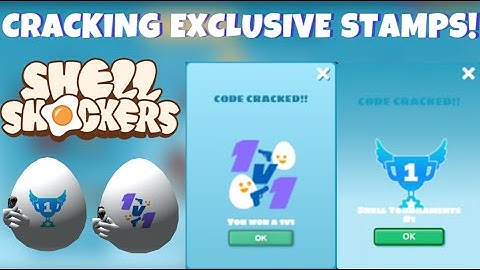 Cracking EXCLUSIVE STAMPS in Shell Shockers!