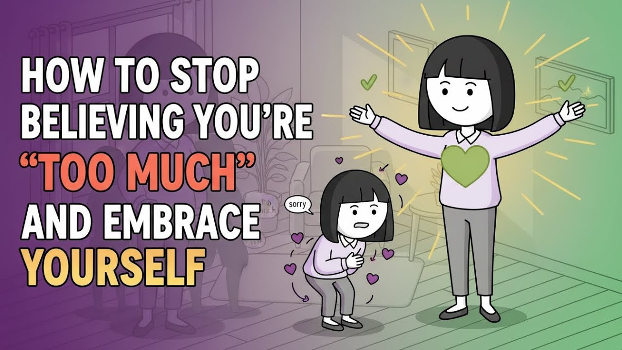 How to Stop Believing You're Too Much and Embrace Yourself