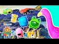 Animal Names | Kids Learn at the Rock Pool: Capybara Fox Owl Flamingo Bear Red Panda