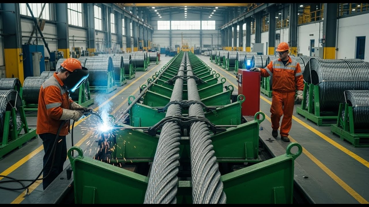 Cableforge How 10 Million Tons of Steel Cables Are Forged to Hold Up the World ...