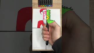 Drawing Popular Christmas Styles Using SpeakerMan (Part 2) #shorts #speakerman #bigspeakerman