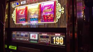 IGT Strike It Rich Again Slot: Eureka Free Games Bonuses BIG WIN