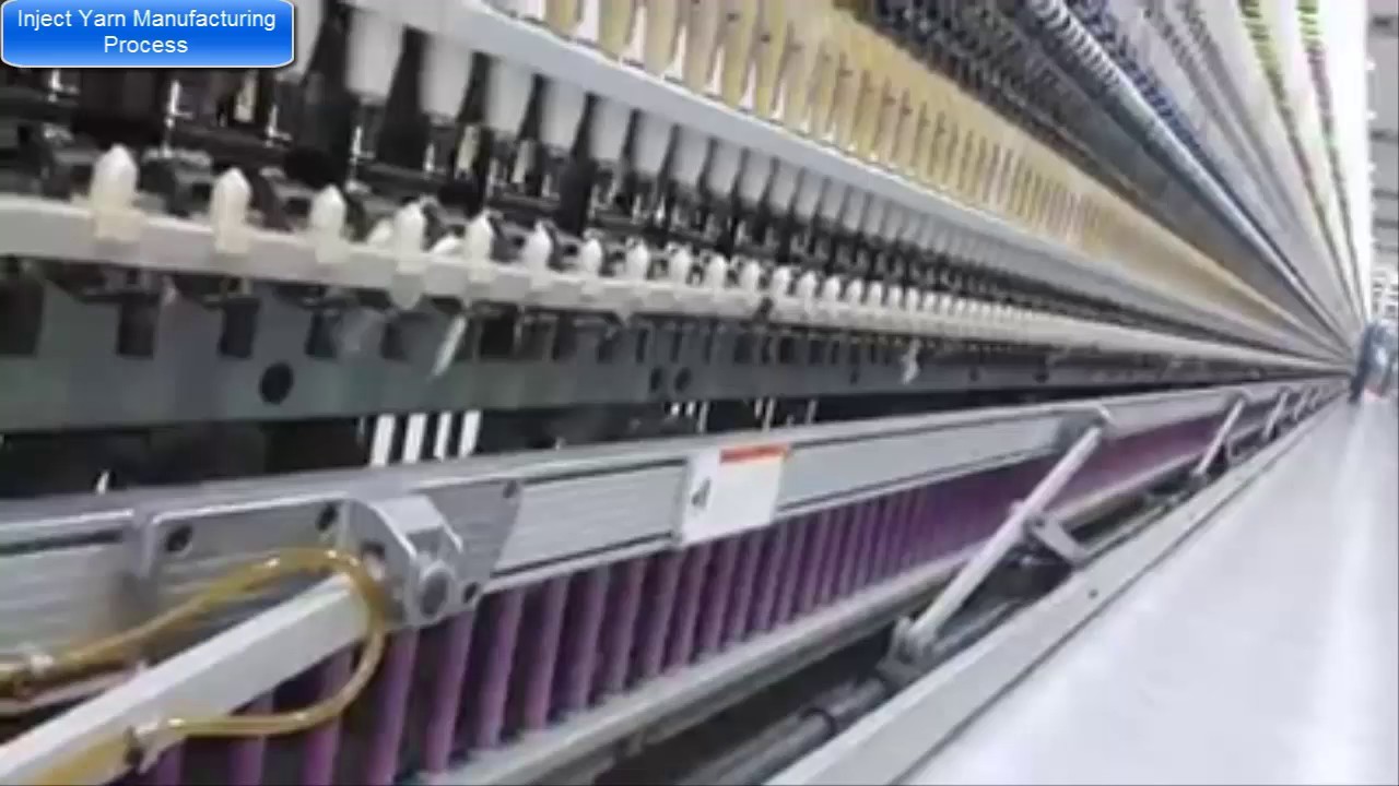 Inject & SIRO Yarn Manufacturing Process YouTube