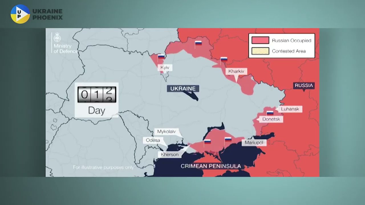 100 days of war in Ukraine. Interactive map of hostilities