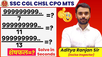 Number System ☑️ | Rule of 7,11,13 by Aditya Ranjan Sir | Rankers Gurukul #aditya_ranjan_sir