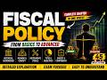 Fiscal Policy One Shot | FAA | UPSC | Other Competitive Exams #fiscalpolicy #economics #upsc #jkssb