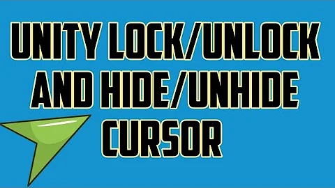 How To Control Cursor Lock/Unlock And Hide/Unhide With A Pressed Button
