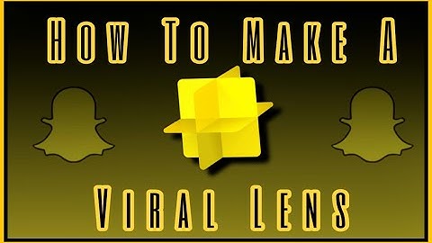 How To Make A Viral Lens On Snapchat | How To Use Snapchat Lens Studio