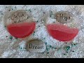 #61 - Pink and clear resin coasters with shell pieces