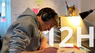 12H Study With Me | Pomodoro 60-10 | Break Chats