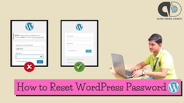 HOW TO RESET WORDPRESS PASSWORD | Aligner Designer I WordPress Tutorial | 2 Ways to Reset Password
