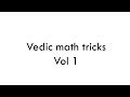 Maths Tricks.. वैदिक गणित...Vedic Maths... II in Hindi II Aniruddh Sharma