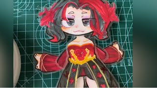 How To Make Paper Dolls Gacha Life Diy Draw So Easy Anime