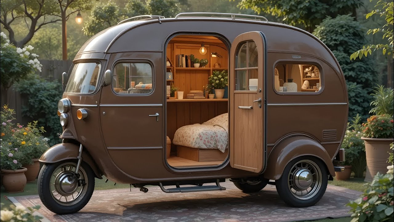 2026 Electric Tricycle Camper | The Futuristic 3-Wheel Motorhome That ...