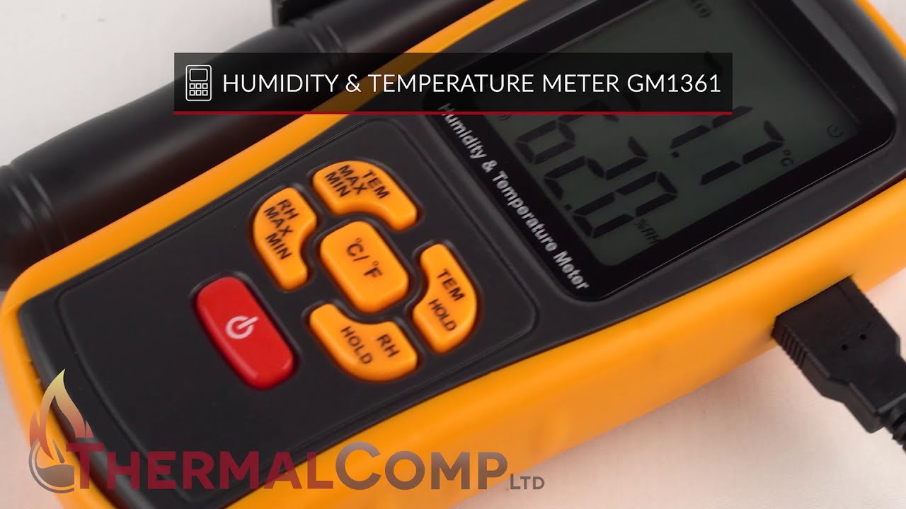 GM1361 Température & Humidité Mètre avec piles 