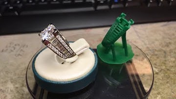 Baguette diamond ring designed with rhino software