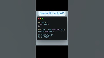 Test Your Javascript Knowledge: MCQ #138